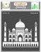 CrafTreat Taj Mahal Stencil 12 InchesCTS479