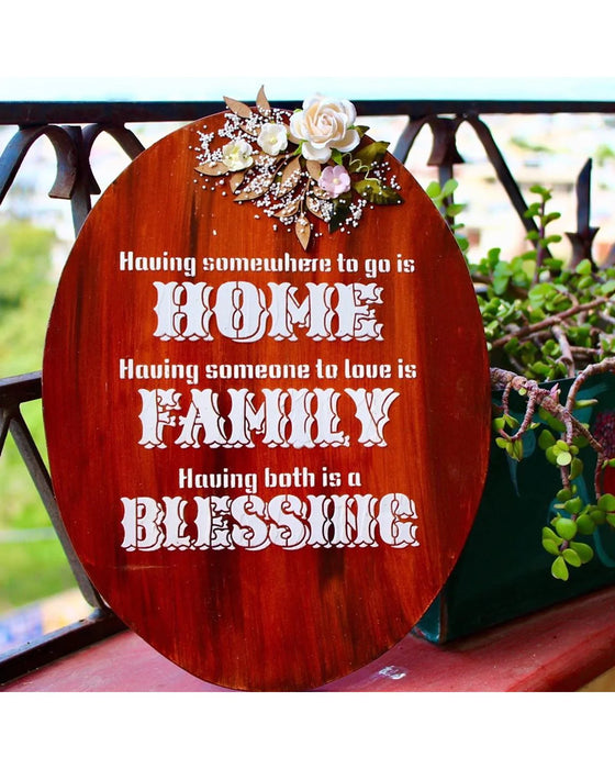 CrafTreat Family Blessing Stencil 12 Inches