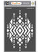 CrafTreat Aztec Design2 A4 StencilCTS563