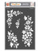 CTS573 A Bunch of Blooms Stencil A4