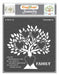CrafTreat Family Tree 12 Inches StencilCTS575