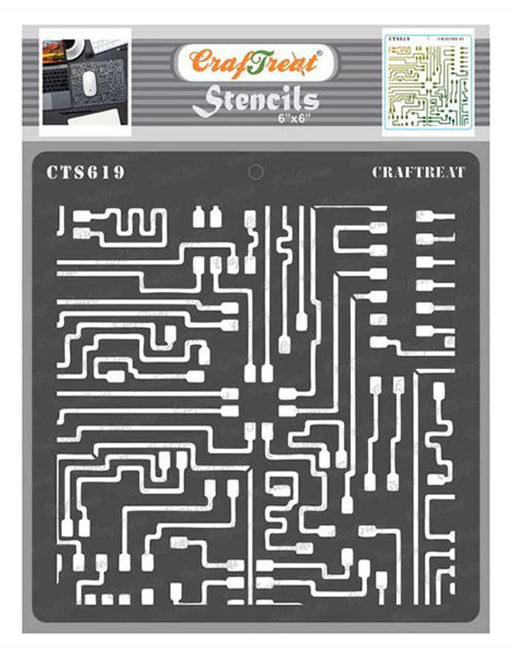 CrafTreat Circuit board StencilCTS619