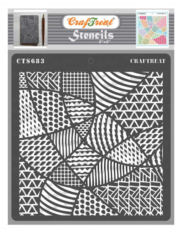 enclosed-patterns-stencil-cts683 — thecraftshop.in