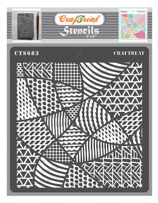 CrafTreat Enclosed Patterns StencilCTS683