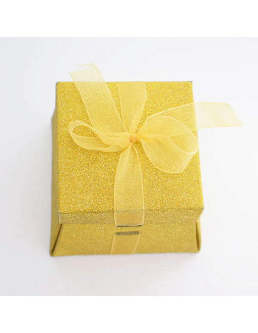CrafTreat Gold Glitter Pyramid Gift box Die Cut (5pcs)