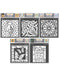 CrafTreat Stained Glass Designs Bundle ( 5 Pcs)CTSBL001