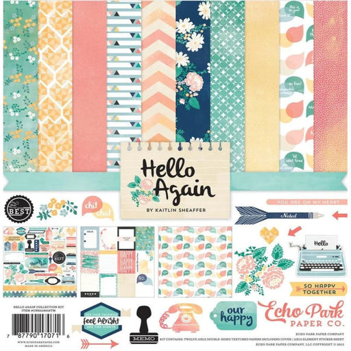 Carta Bella Paper Pack Hello Again 12x12 C B-H A18016