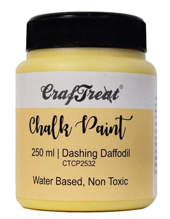 CrafTreat Chalk Paint Dashing Daffodil 250ml