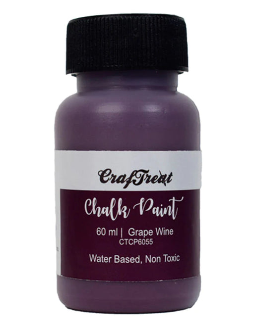 CrafTreat Chalk Paint Grape Wine 60ml