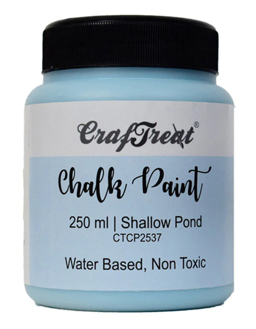 CrafTreat Chalk Paint Shallow Pond 250ml