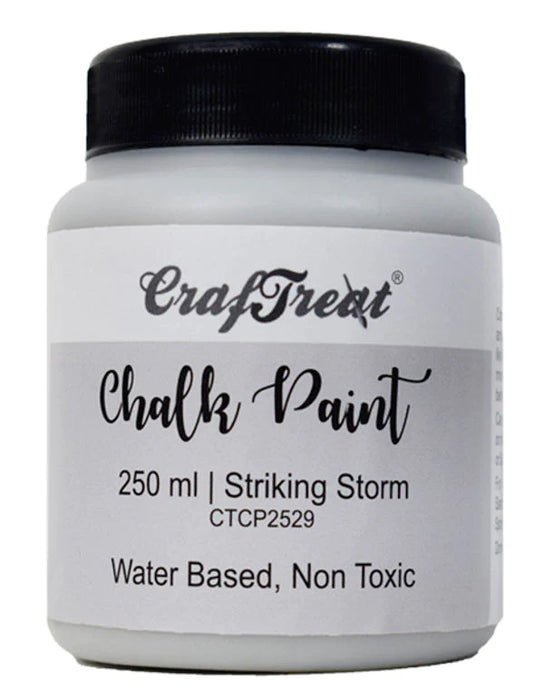 CrafTreat Chalk Paint Striking Storm 250ml