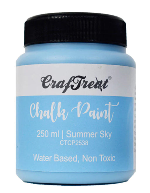 CrafTreat Chalk Paint Summer Sky 250ml