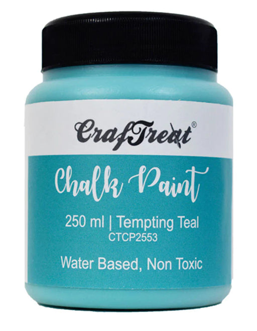 CrafTreat Chalk Paint Tempting Teal 250ml