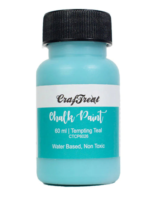 CrafTreat Tempting Teal Chalk Paint 60ml CTCP6026