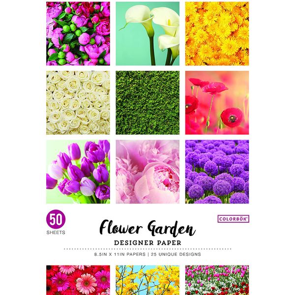 ColorBok Flower Garden Paper Pad 8.575345 A