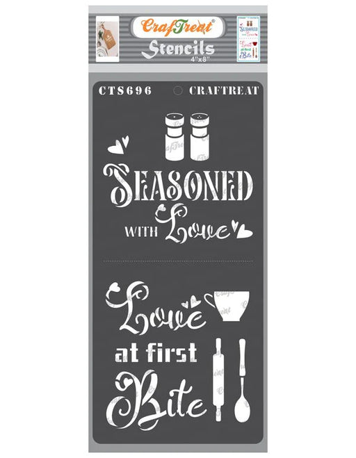 CrafTreat Seasoned with Love StencilCTS696