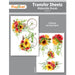 Craftreat Water Transfer Sheet Cycle Sunflowers A4