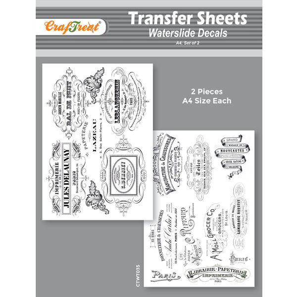 Water Transfer Labels craftreat-water-transfer-sheet-french-labels-2-a4-ctwt035 — thecraftshop.in