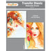 Craftreat Water Transfer Sheet Lady with flower A4