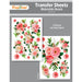 Craftreat Water Transfer Sheet Pink bouquet A4