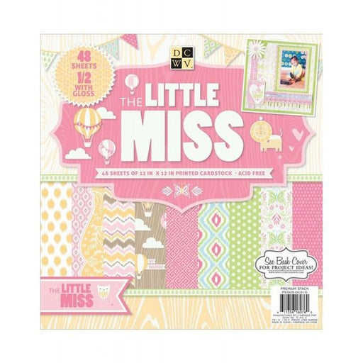 DCWV Single Sided Paper Stack Little Miss PS 005 00310