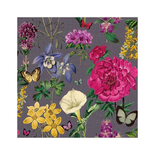 Decoupage Napkin Botanical Florals Grey 13313995
