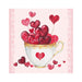 Decoupage Napkin Cup of Hearts 13309325