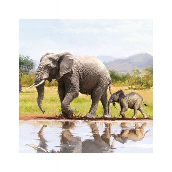 Decoupage Napkin Elephant 13311575