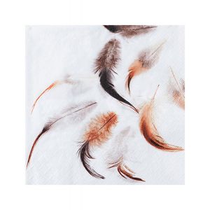 Decoupage Napkin Feathers 211711