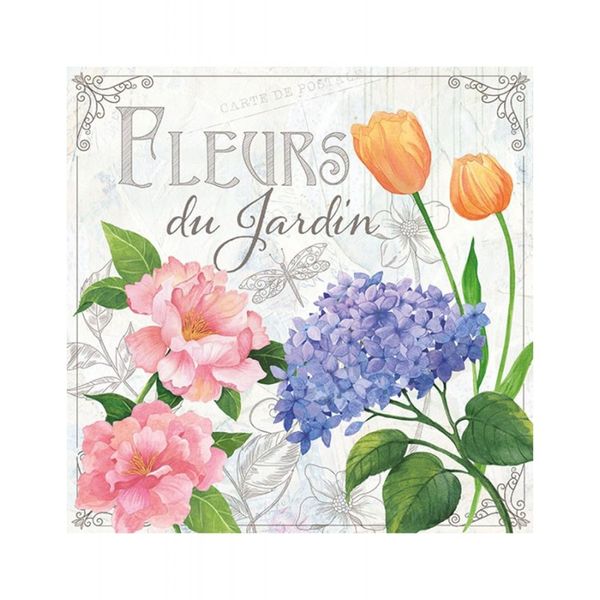 Decoupage Napkin Fleurs De Jardin 13309885