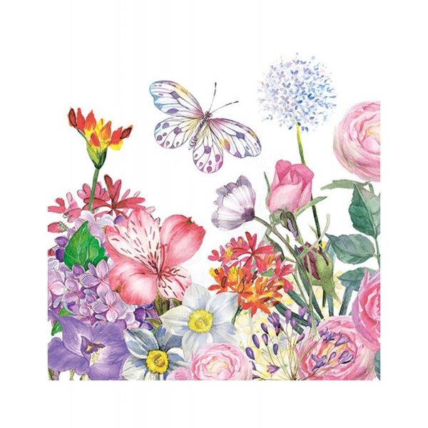 Decoupage Napkin Flower Garden 13311830