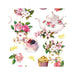 Decoupage Napkin Flower In Teacup 13312850
