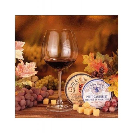 Decoupage Napkin Fromage Et Vin 13308010