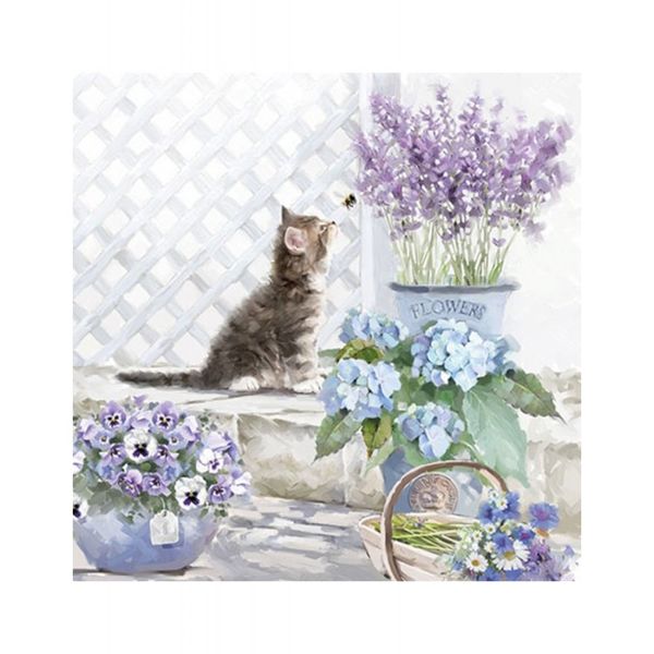 Decoupage Napkin Kitten 13309990