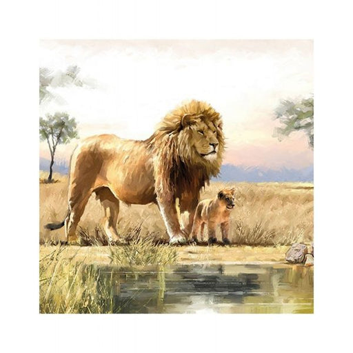 Decoupage Napkin Lions 13314060