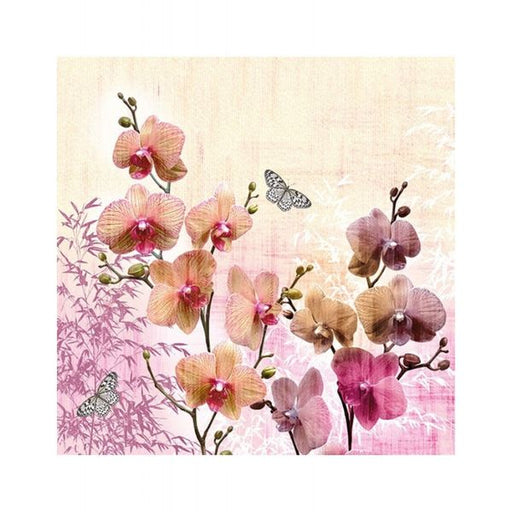 Decoupage Napkin Orchids Orient 13314215