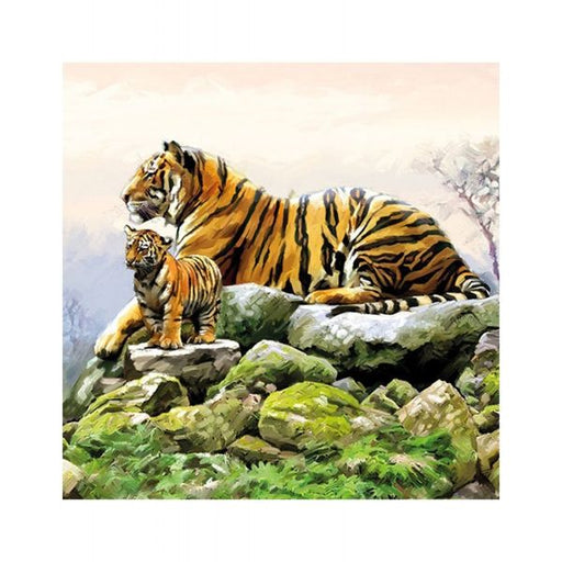Decoupage Napkin Tigers 13314075