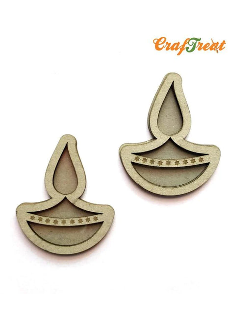 CrafTreat 3D Shaker Chipboard - Diya CSC005