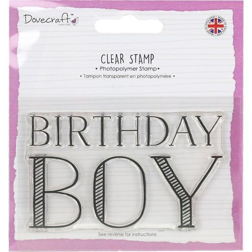 Dovecraft Clear Stamp Birthday Boy DCSTP111