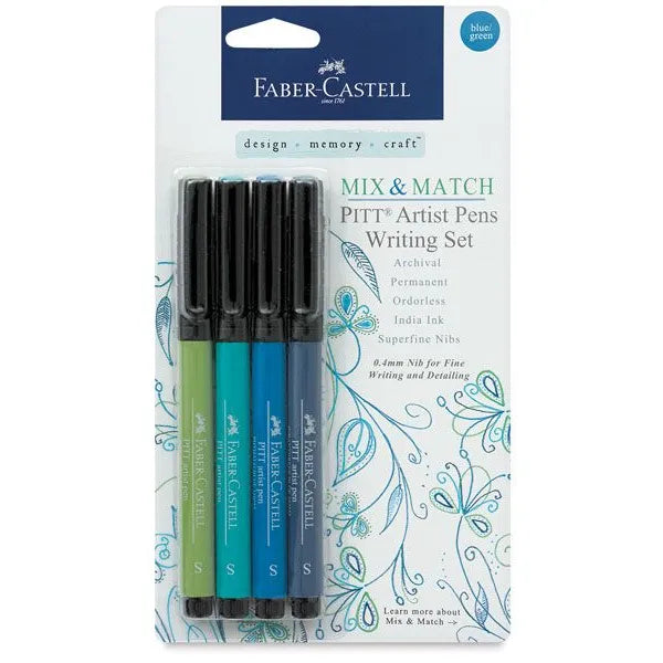 Essential PITT Artist Pen  Blue Green