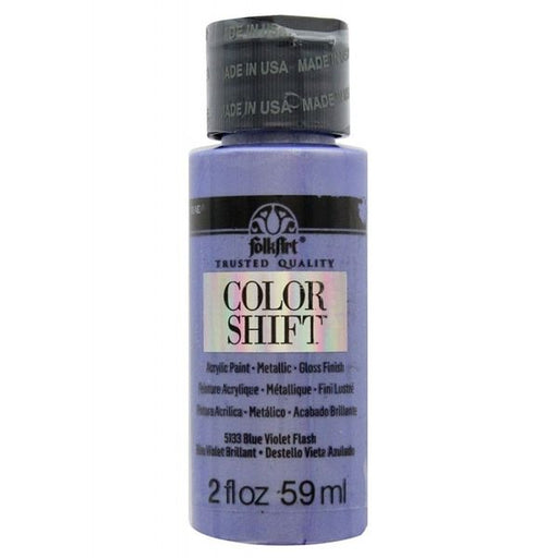 Shop Plaid FolkArt ® Color Shift™ Acrylic Paint - Purple Flash, 8 oz. -  36373 - 36373
