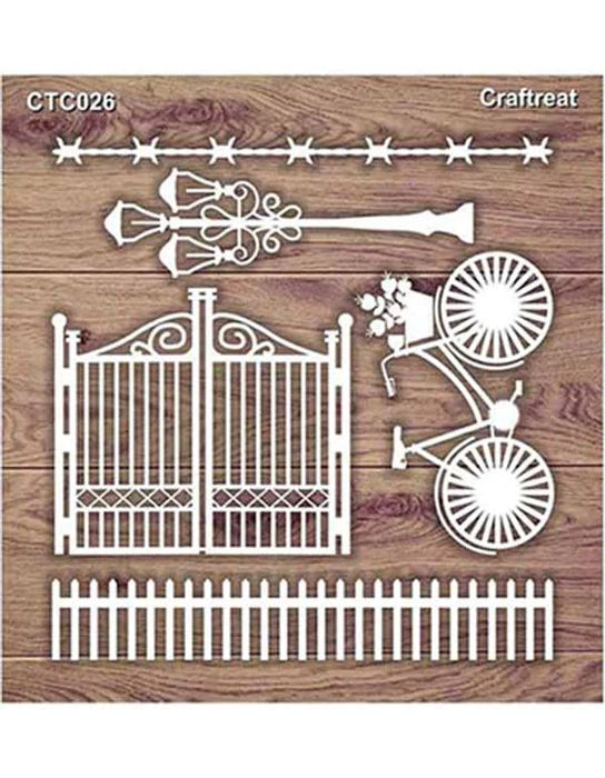 Gate and Fence Laser Cut Chipboard CTC026