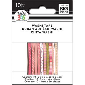 MAMBI Happy Planner Mini Washi Tape  Red W T S S-06- B Fr S6519