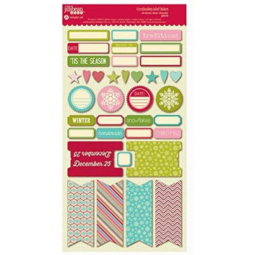 Jillibean Soup Christmas Cheer Chowder Labels Cardstock Stickers
