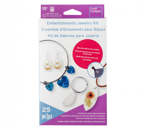 Liquid Sculpey Polymer Clay Embellishments Jewelry Kit ALS2502