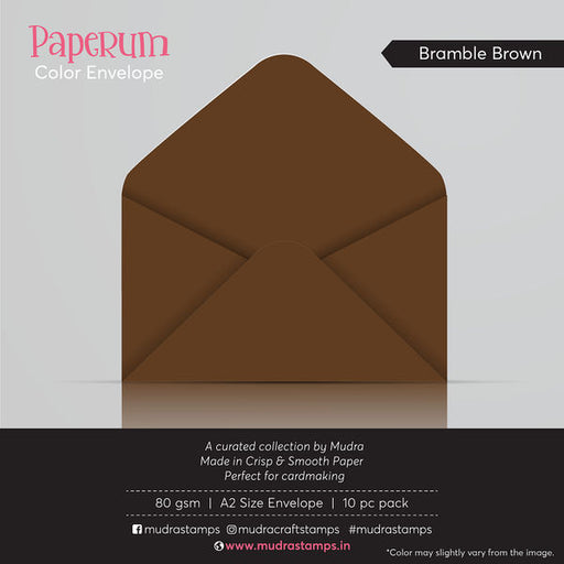 Mudra Envelope - Bramble Brown MU PE001