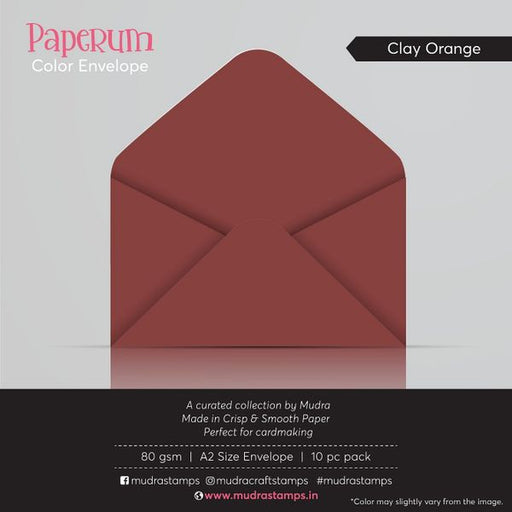 Mudra Envelope - Clay Orange MU PE006