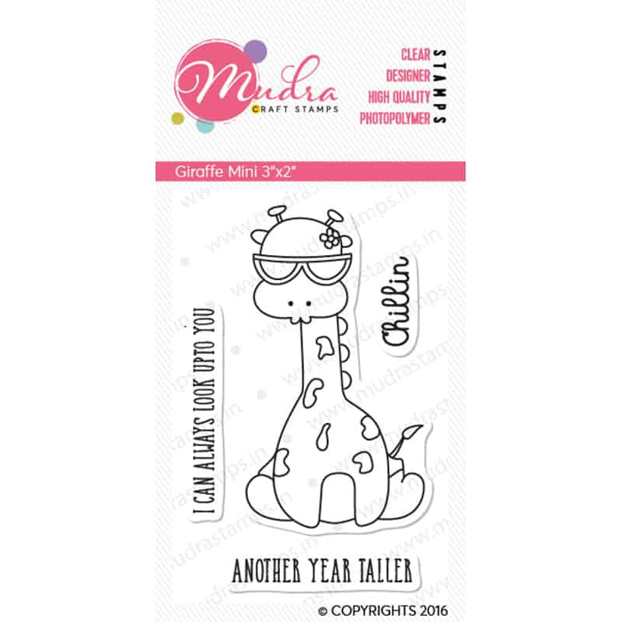 Mudra Clear Stamps - Giraffe Mini