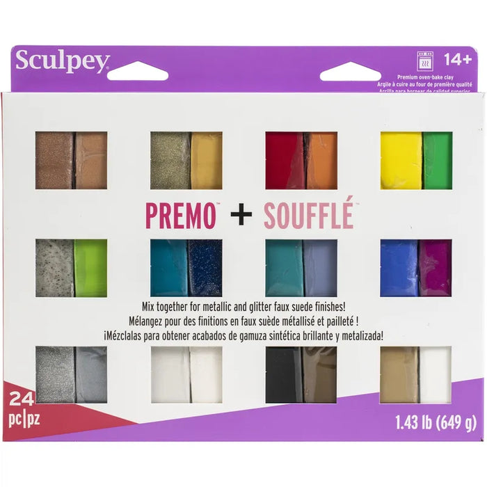 Premo Souffle Multipack Assorted Colors 24/Pkg