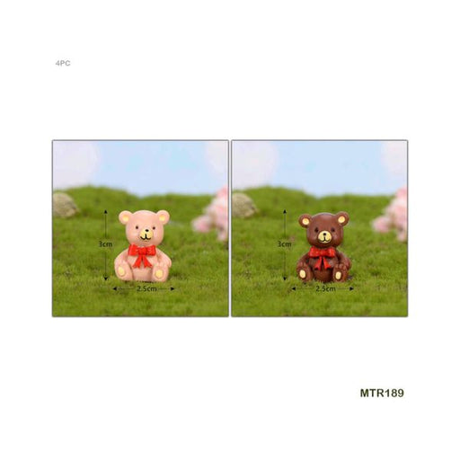 Resin Miniature - Love Teddy 4pcs M TR189